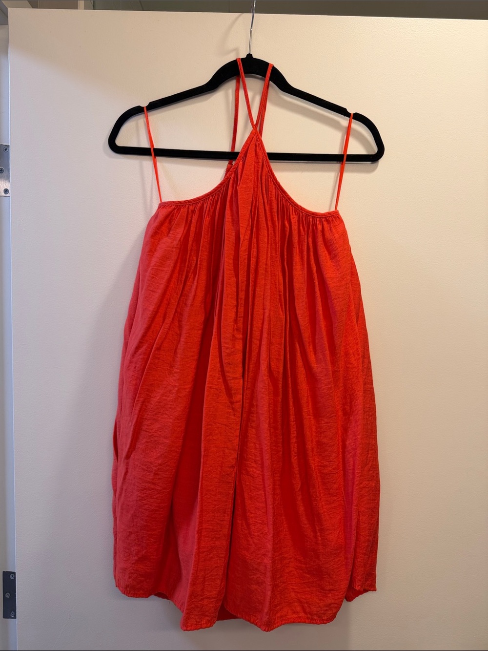 Urban Outfitters Red Mini Dress Romper with Spaghetti Straps
